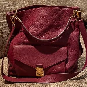 Louis Vuitton open top handbag